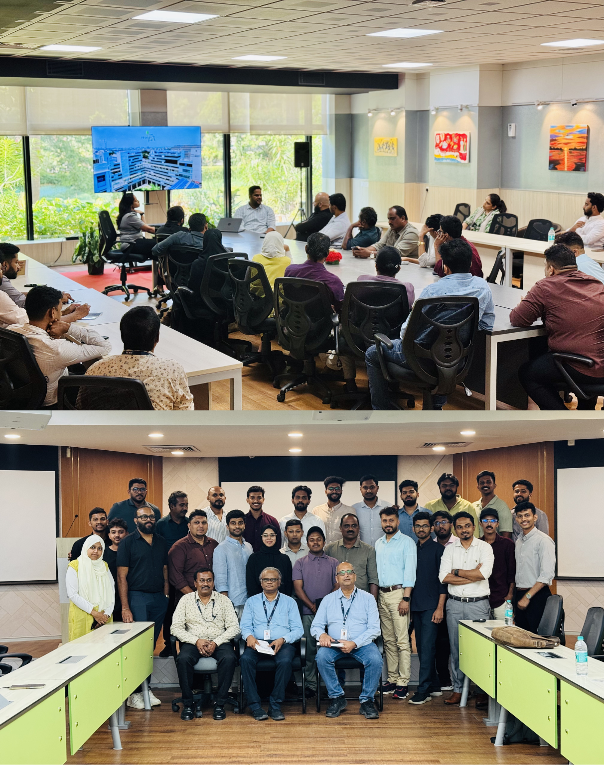 Slide 4 - Large cohort group photo with participants