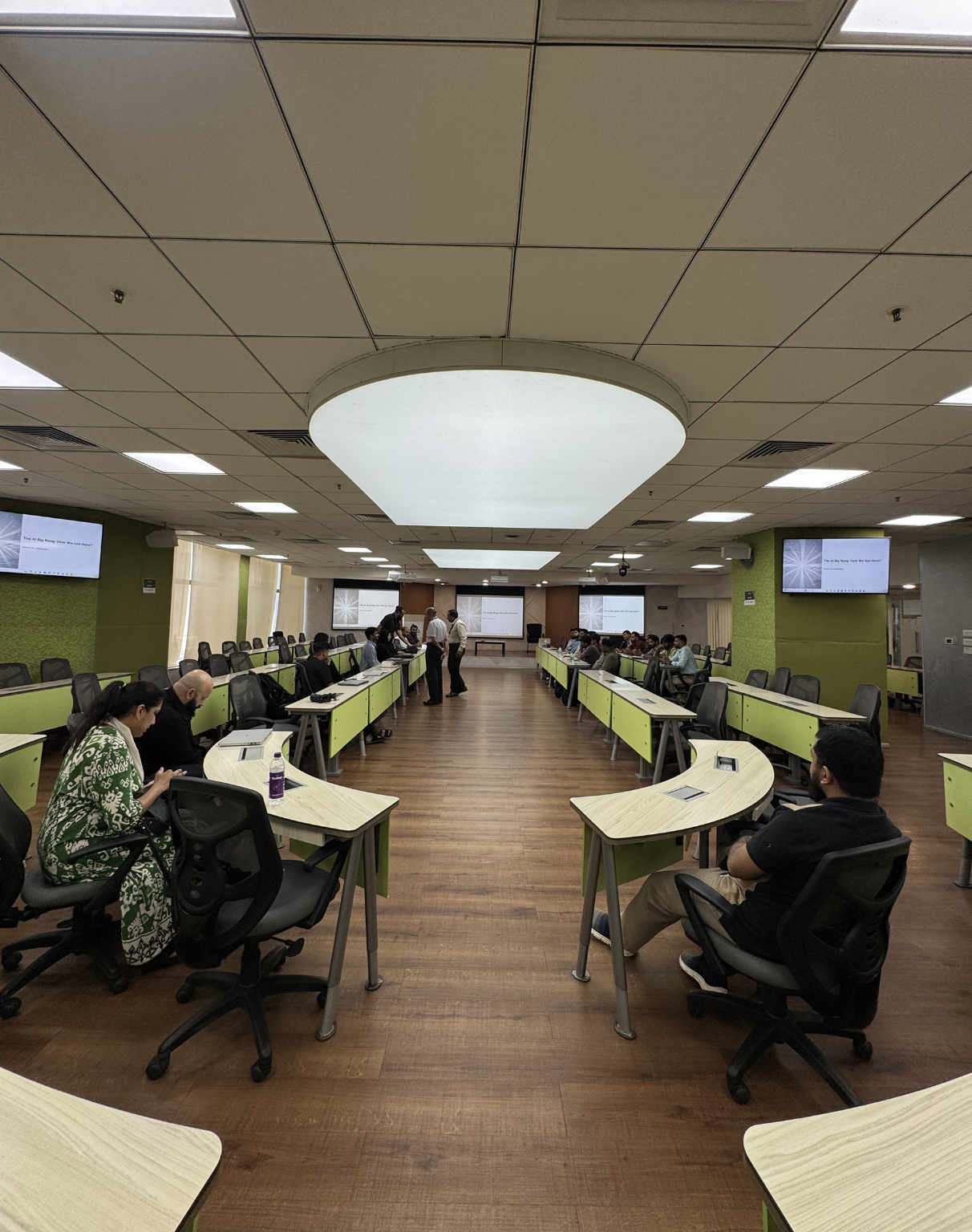 Slide 5 - Modern curved classroom at IIT Research Park